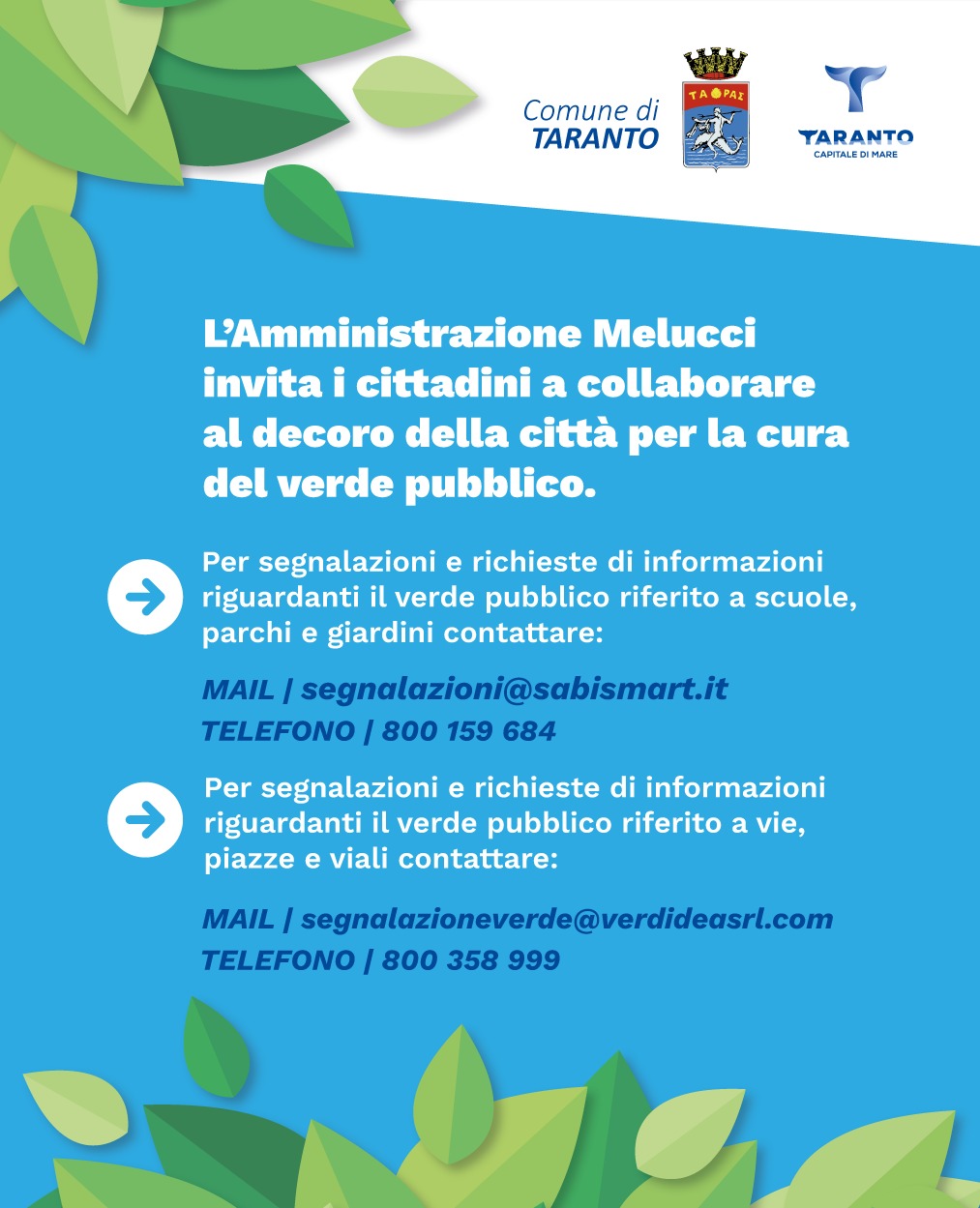 card segnalazioni verde