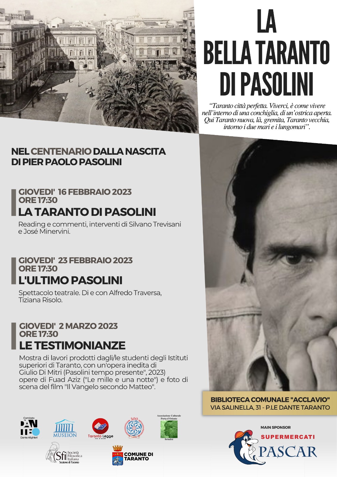 programma pasolini 1